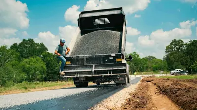 Paving Project in Progress Photo