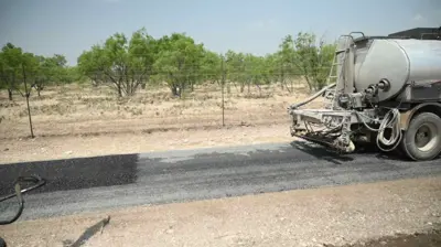 Paving Project in Progress Photo