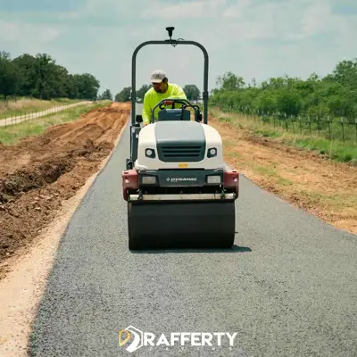 Paving Project in Progress Photo